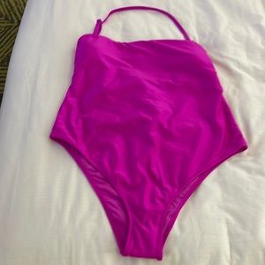Love & Sports… ladies, one piece, bright pink swimsuit, size XXL (20)